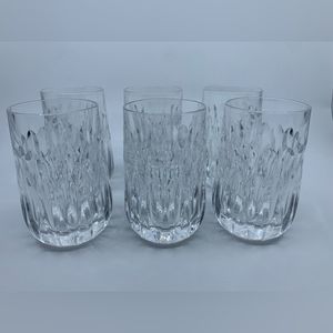 Nachtmann Edelweiss Crystal Flat Tumblers Set Of 6